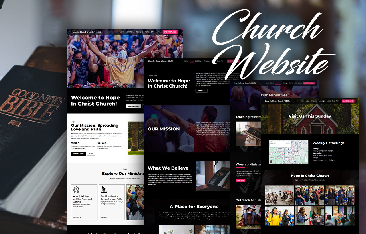 Church Website template