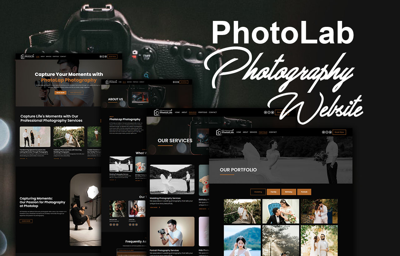 PhotoLab Photography Website Template Template Selar PhotoLab Photography Website Template Template Selar