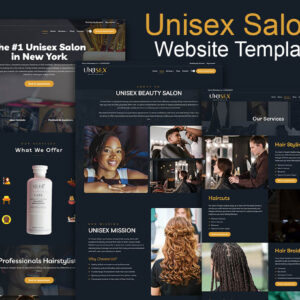 Salon Elementor Template